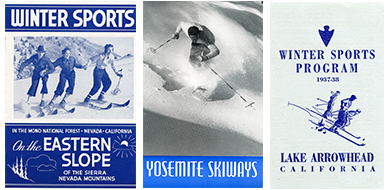 Winter Sports program 1937-38 - Lake Arrowhead winter sports